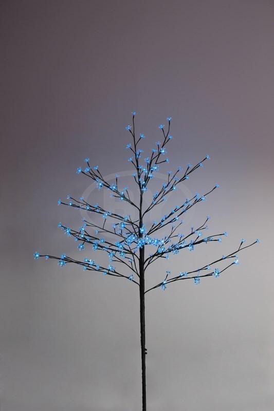 Светодиодное дерево комнатное "Сакура" (высота 1.2 метра, 80 диодов) синий