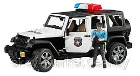Игрушка Внедорожник Jeep Wrangler Unlimited Rubicon Полиция с фигуркой 02526