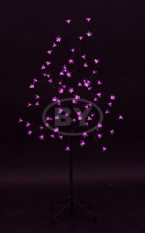 Светодиодное дерево комнатное "Сакура" (высота 1.2 метра, 80 диодов) розовый - фото 1 - id-p69772358
