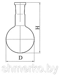 Колба круглодонная с шлифом
