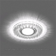 Светильник потолочный встраиваемый со светодиодной подсветкой 15LED*2835 SMD 4000K : со светодиодной
