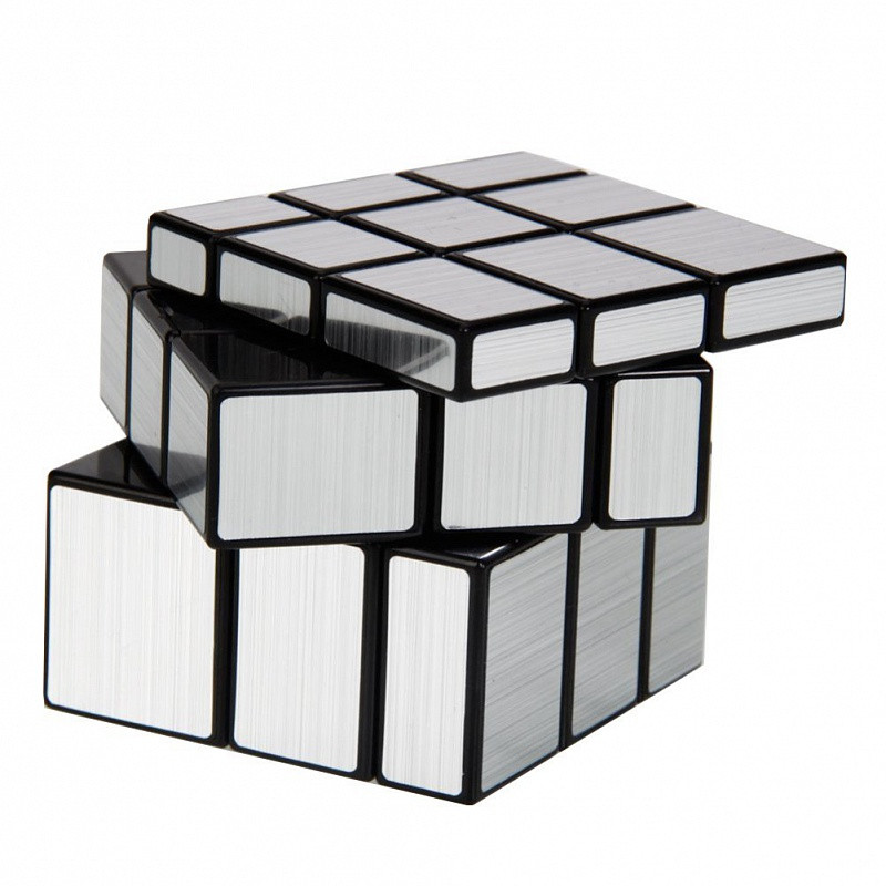 Зеркальный Кубик-головоломка 3х3 Серебро - фото 1 - id-p69788494