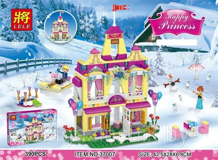 Конструктор Frozen Сверкающий замок принцессы Анны 37007, 390 дет., аналог LEGO Disney Princess - фото 3 - id-p69802165