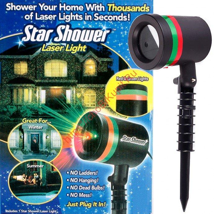 Лазерный проектор Star Shower - фото 3 - id-p53643232