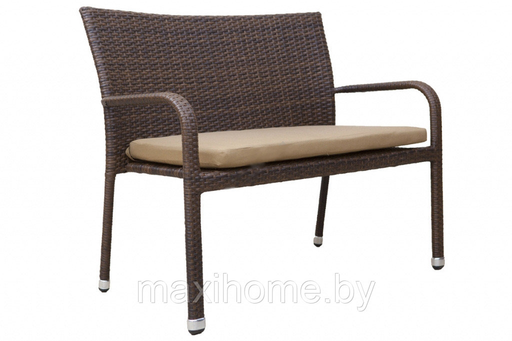 Диван MONTENEGRO (alu/коричневый)