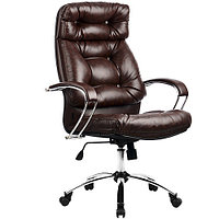 Кресло LK-14 PL 823, перфорированная эко-кожа, коричневый