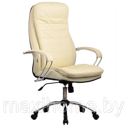 Кресло LK-3 Ch 720, натуральная перфорированная кожа, бежевый - фото 1 - id-p69813310