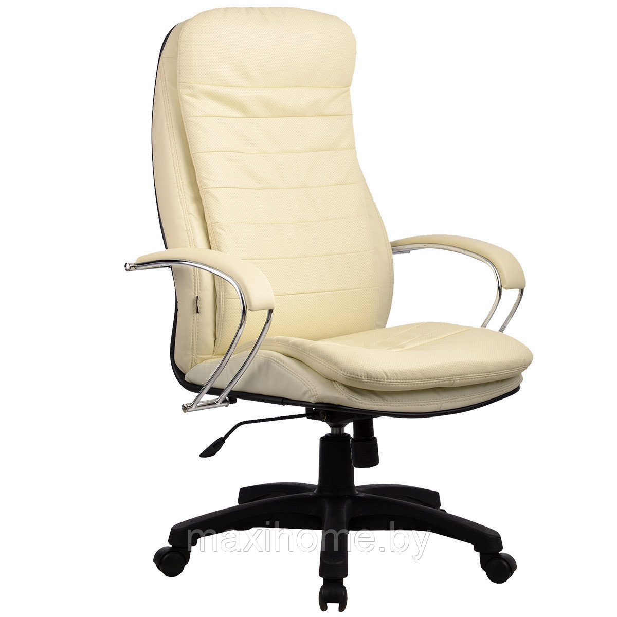 Кресло LK-3 PL 820, перфорированная эко-кожа, бежевый - фото 1 - id-p69813313