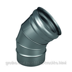 Отвод моно ОМ-45° диаметр 110 мм из нержавеющей стали AISI 430/0,5