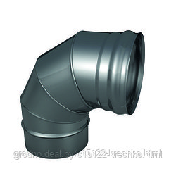 Отвод моно ОМ-87° диаметр 120 мм из нержавеющей стали AISI 430/0,5
