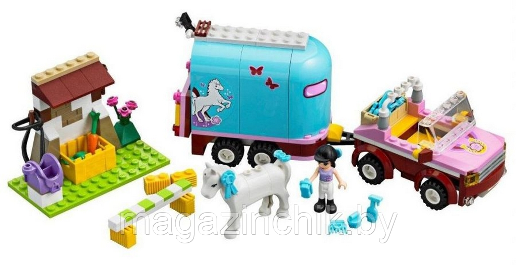 Конструктор 10161 Bela Friends Эмма и трейлер для её лошадки 217 дет. аналог Лего (LEGO) Френдс 3186 - фото 4 - id-p69886567