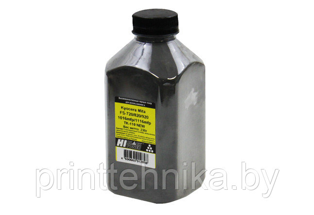 Тонер Hi-Black для Kyocera FS-720/820/920/1016mfp/1116mfp (TK-110) Bk, 230 г, банка