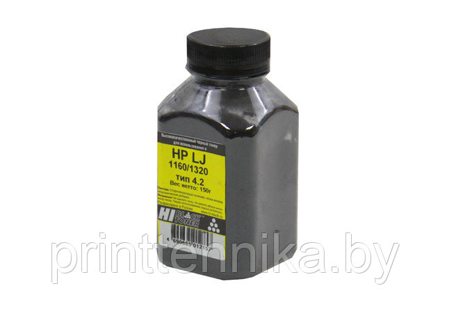 Тонер Hi-Black для HP LJ 1160/1320, Тип 4.2, Bk, 150 г, банка - фото 1 - id-p69727371