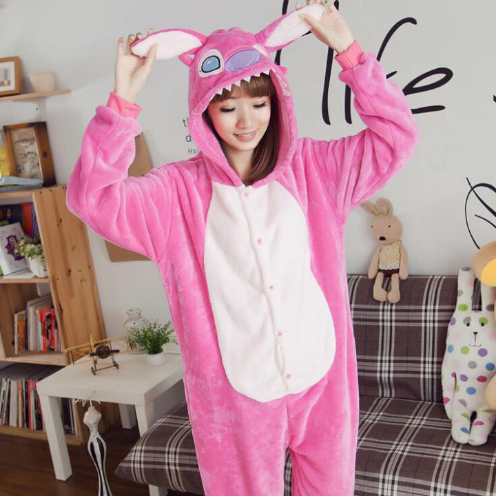 Пижама Кигуруми детская Стич розовый (рост 95-100,100-109 см) - фото 6 - id-p69889150