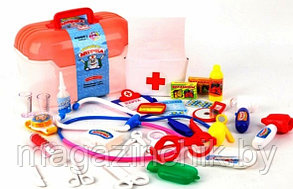 Bолшебная аптечка 2552 JoyToy, детский набор доктора 35 предметов, в чемодане