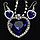 Набор «СЕРДЦЕ ОКЕАНА» ожерелье + серьги + футляр, фото 7