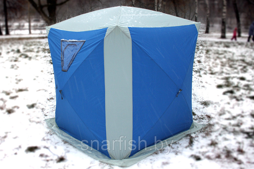 Палатка куб зимний рыболовный " FishPro 2 " 2.0*2.0 h 2.25 - фото 3 - id-p67653903