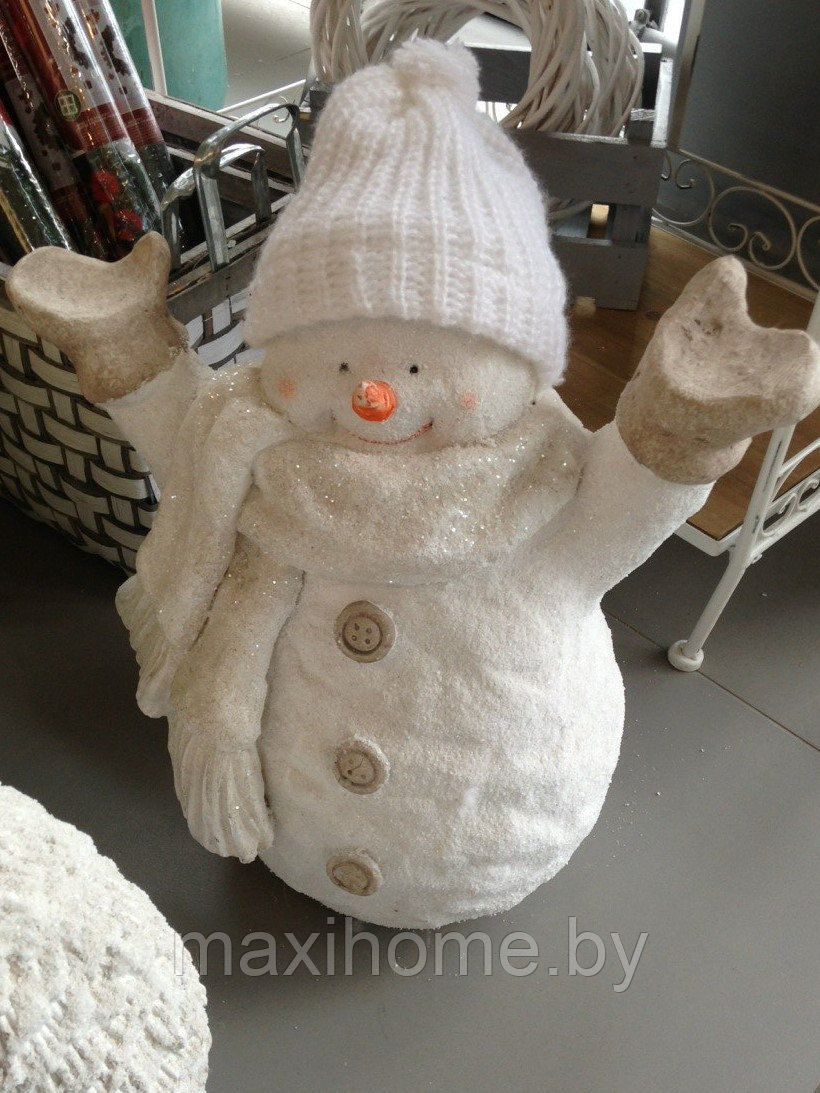 Декоративная статуэтка "Снеговик" - фото 2 - id-p69891902