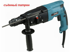  Перфоратор MAKITA HR 2450 FT в чем. (780 Вт, 2.7 Дж, 3 реж., патрон SDS-plus, быстросъемн., БЗП в комплекте, 