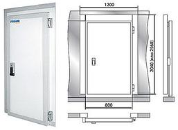 Дверные блоки Polair Дверной блок с распашной дверью POLAIR 120-256-80