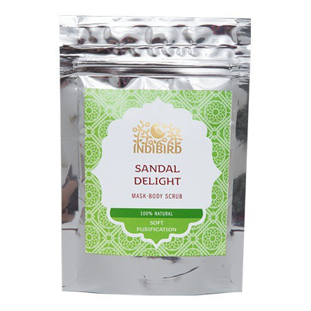 Маска-скраб для тела "Сандаловое наслаждение" Sandal Delight Indibird, 100 гр
