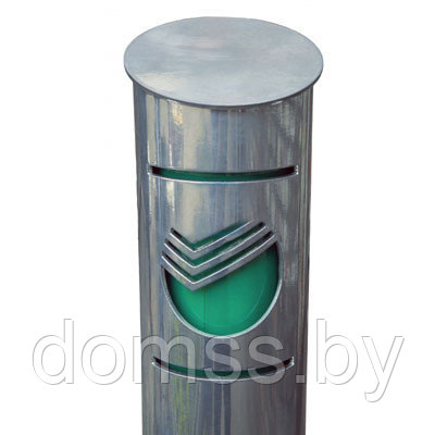 Столбик анкерный/бетонируемый "Премиум" плазменная резка с подсветкой - фото 2 - id-p6296007