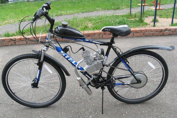 Велосипед с мотором 80сс, фото 2