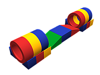 Мягкий спортивный модуль «Змейка»