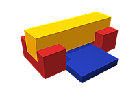 Мягкий спортивный модуль «Бревно»