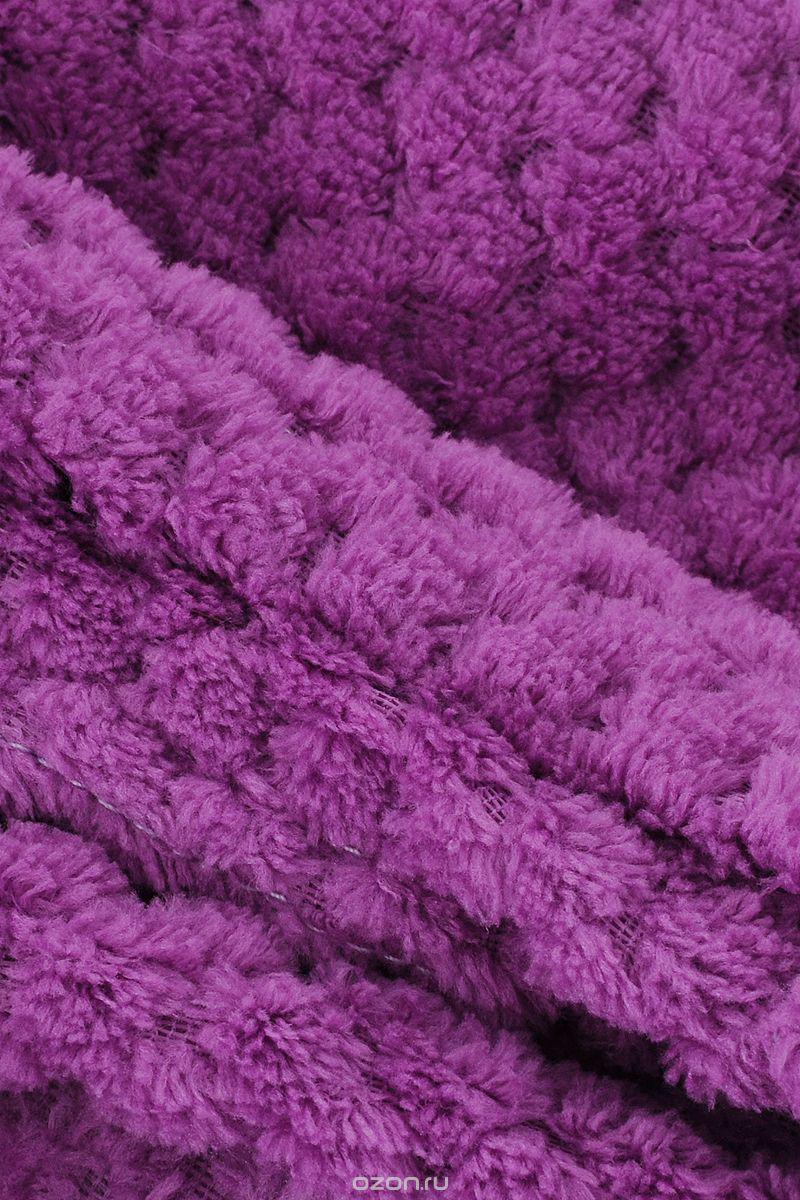 Плед флисовый "Coral Fleece" 100x150 см. Guten Morgen ПК-100-150 Фиолетовый - фото 3 - id-p70035812