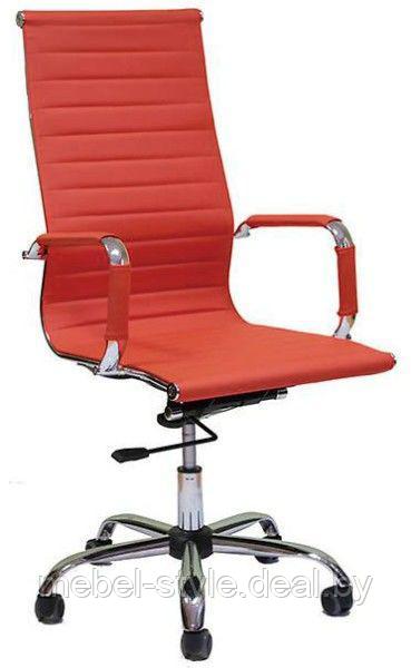 Компьютерное кресло РИО хром, кресла RIO CH в ECO коже - фото 5 - id-p1550505