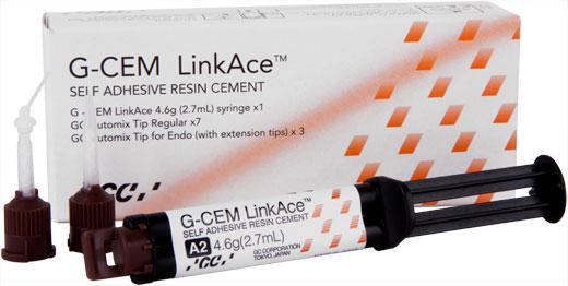 G-CEM LinkAce самоадгезивный композитный цемент 2 шприца по 4.6 г(2.7 мл), - фото 1 - id-p70047780