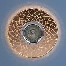 Точечный светодиодный светильник 8091 MR16 SL/GD зеркальный/золотой, фото 2