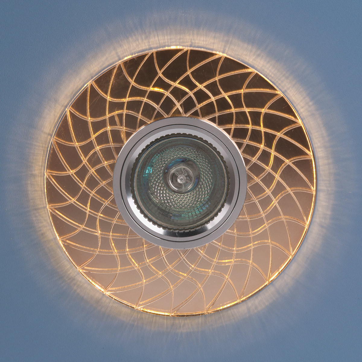 Точечный светодиодный светильник 8091 MR16 SL/GD зеркальный/золотой - фото 4 - id-p62473051
