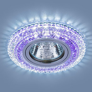 Точечный светодиодный светильник 2193 MR16 CL/PU прозрачный/фиолетовый, фото 2
