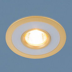 Точечный светильник со светодиодной подсветкой 1052 MR16 GD золото, фото 2