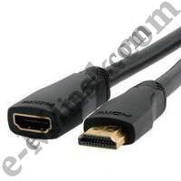 Видеокабель HDMI-HDMI, 1,8м, удлинитель, КНР - фото 1 - id-p1690147