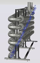 Аппарат Тепловой Обработки Сгустка до 5 т/ч, трубного исполнения, нержавеющий ( марка стали AISI304).