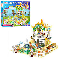 Конструктор Принцессы Диснея Подводный дворец Ариэль 1112, 700 дет, аналог LEGO Disney Princess