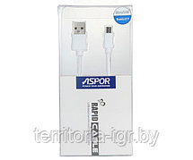 Дата-кабель А171 MicroUSB 1.2м. 2.1A Aspor