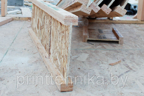 Балка деревянная БД-ЕС - 450 (Полка - 60х45). Длина до 6 метров. С обработкой биозащитой NEOMID 435 ECO - фото 4 - id-p70048939