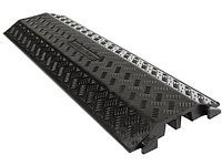 Кабель-канал резиновый ККР 2-10. Кабель-капа 10т Резина (2 канала 32х35 мм)