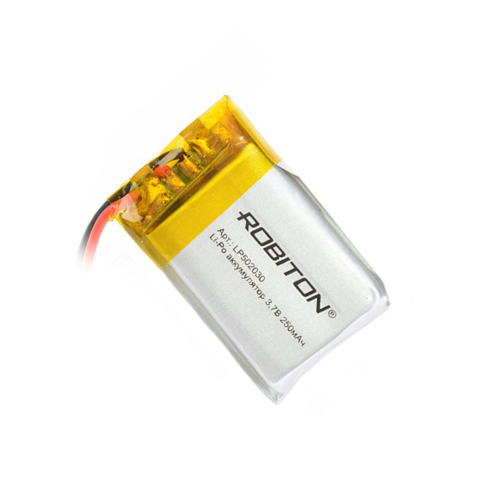 Аккумулятор Lithium Polymer 3.7В 250mAh (5х20x30мм ) - фото 1 - id-p68621692