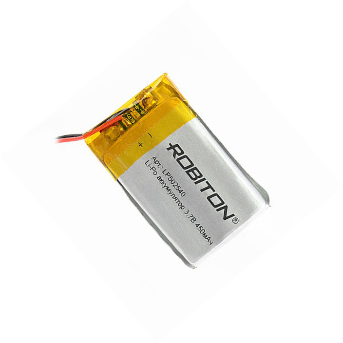 Аккумулятор Lithium Polymer 3.7В 450mAh (5х25x40мм ) - фото 1 - id-p68621779