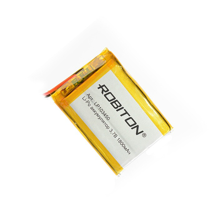 Аккумулятор Lithium Polymer 3.7В 1800mAh (10х34x50мм ) - фото 1 - id-p68621998