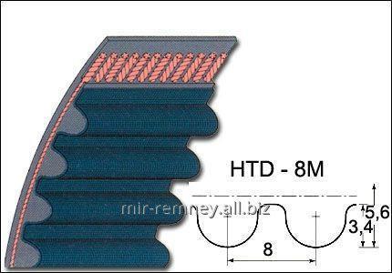 Зубчатый приводной резиновый ремень MTD3, HTD5, HTD8, MTD14 - фото 1 - id-p70113107