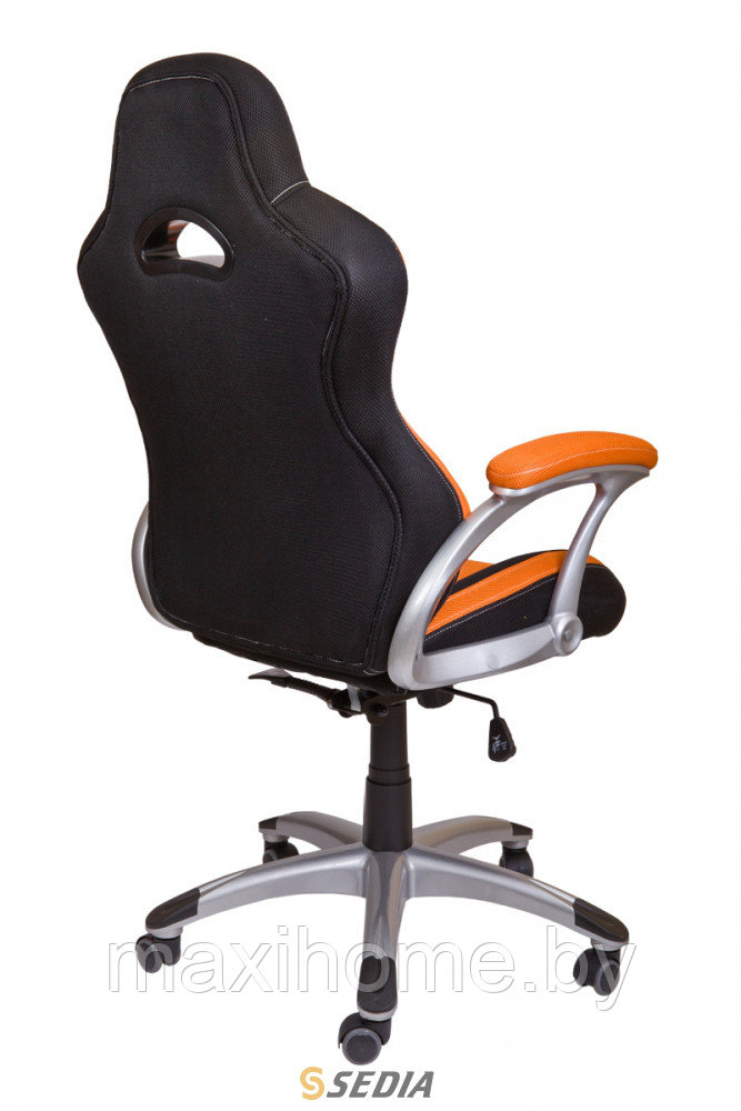 Кресло поворотное TYRRELL, ECO (черный/белый/красный/синий) - фото 3 - id-p69813399