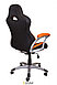 Кресло поворотное TYRRELL, ECO (черный/белый/красный/синий), фото 3
