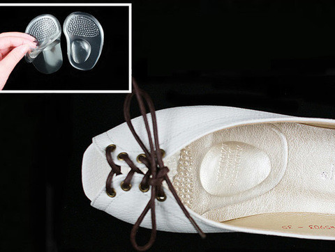 Вкладки в туфли под переднюю часть стопы силиконовые с подушечкой. - фото 8 - id-p70125166
