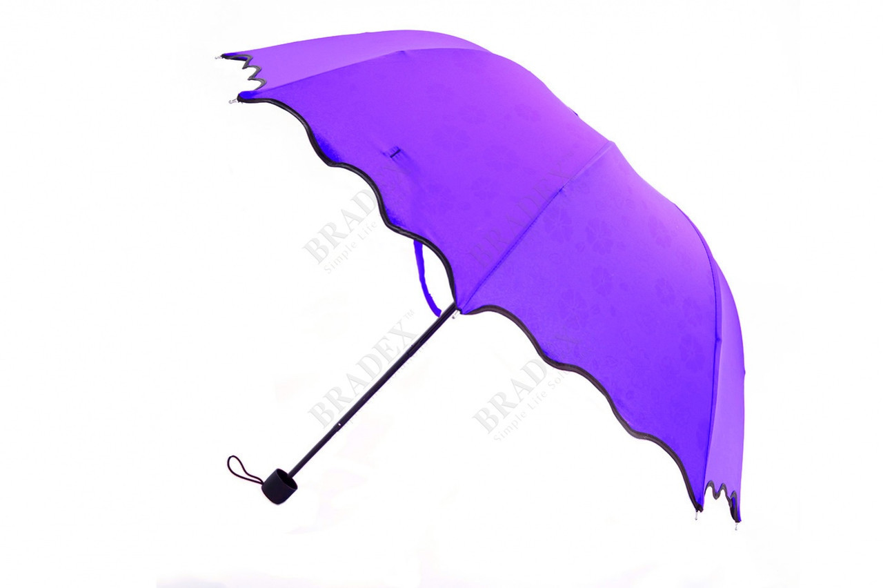 Зонт с проявляющимся рисунком, фиолетовый - фото 6 - id-p70125245
